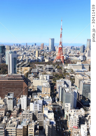【東京都】都市風景（浜松町・冬編） 30411439