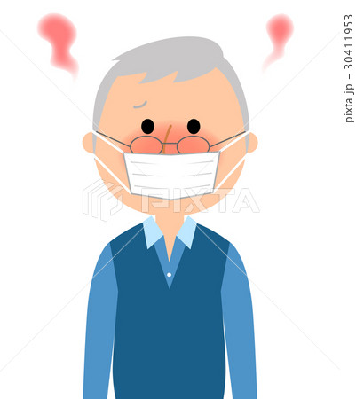 シニア男性　発熱 30411953