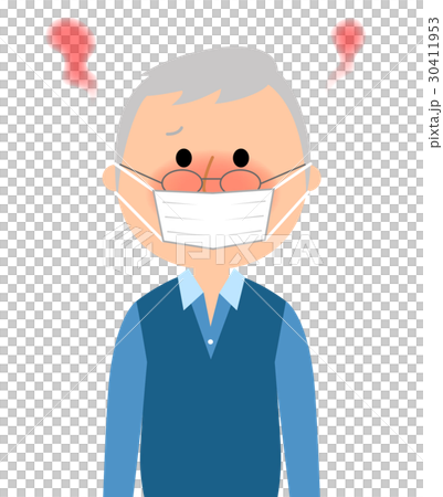 シニア男性　発熱 30411953