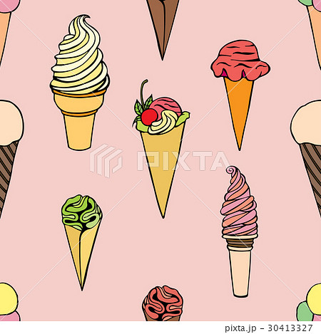 Doodle Ice cream Doodle Ice cream 30413327