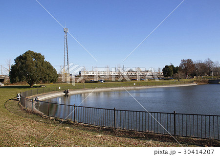 出羽公園 埼玉県越谷市 の写真素材