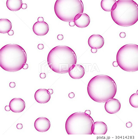 water bubbles in dark pink color background on iso 30414283
