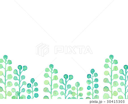 水彩イラスト 木々のイラスト素材 30415303 Pixta