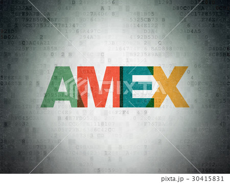 Stock market indexes concept: AMEX on Digital Data Stock market indexes concept: AMEX on Digital Data 30415831