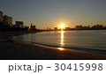 お台場海浜公園の夕日 30415998