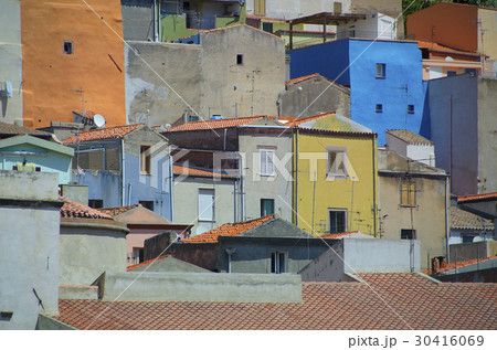 The village of Bosa, Sardinia 30416069