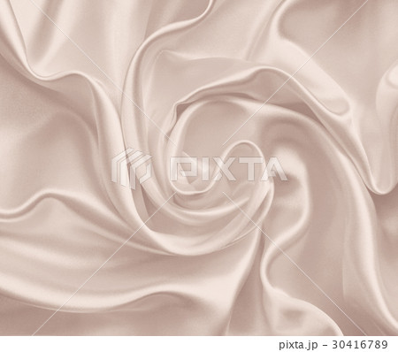 Smooth elegant golden silk or satin 30416789