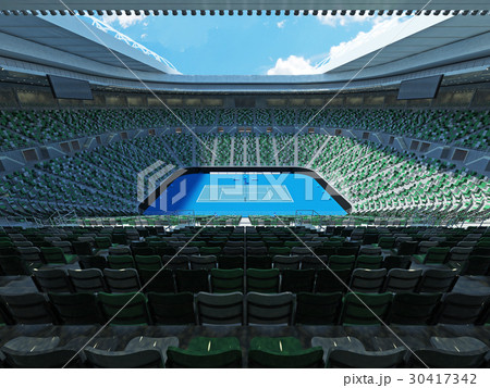 Modern tennis grand slam lookalike stadium 30417342