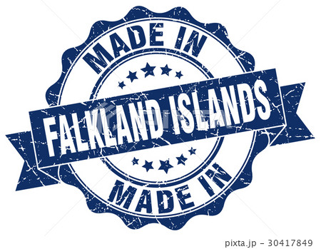 made in Falkland Islands round seal made in Falkland Islands round seal 30417849