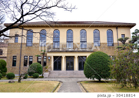 神戸女学院 岡田山キャンパス 図書館 重要文化財 の写真素材
