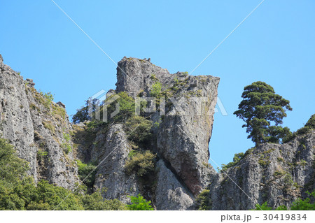 香川県小豆島町 寒霞渓 銀屏風(表12景 第3景) 香川県小豆島町 寒霞渓 銀屏風(表12景 第3景) 30419834