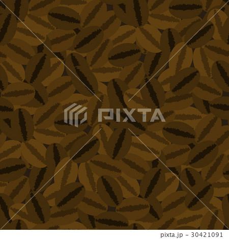 Coffee Beans Seamless Pattern 30421091