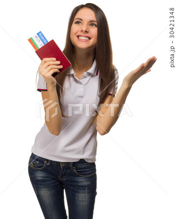 Young travelling girl Young travelling girl 30421348