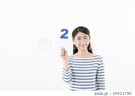 女性　プレート　2番 30421790