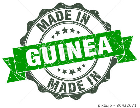 made in Guinea round seal made in Guinea round seal 30422671
