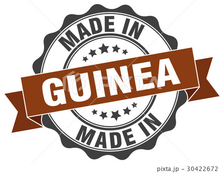 made in Guinea round seal made in Guinea round seal 30422672