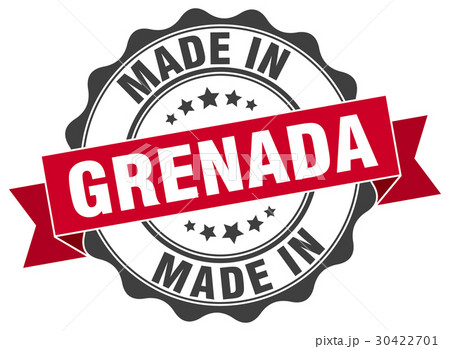 made in Grenada round seal made in Grenada round seal 30422701
