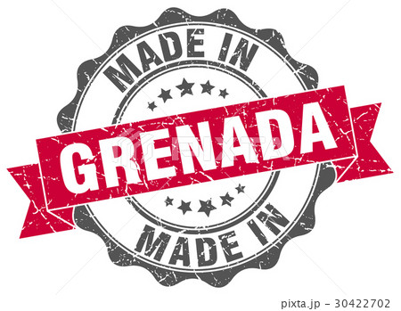 made in Grenada round seal made in Grenada round seal 30422702