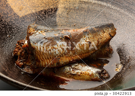 鰯の煮魚 30422913