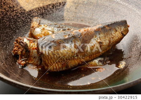 鰯の煮魚 30422915