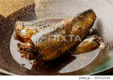 鰯の煮魚 30422916
