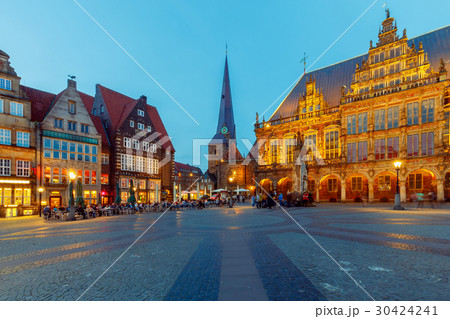 Bremen. The central market square. Town Hall. Bremen. The central market square. Town Hall. 30424241