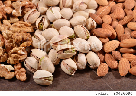 Heap of assorted nuts Heap of assorted nuts 30426090