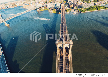 Brooklyn Bridge over the East River in New York 30427977