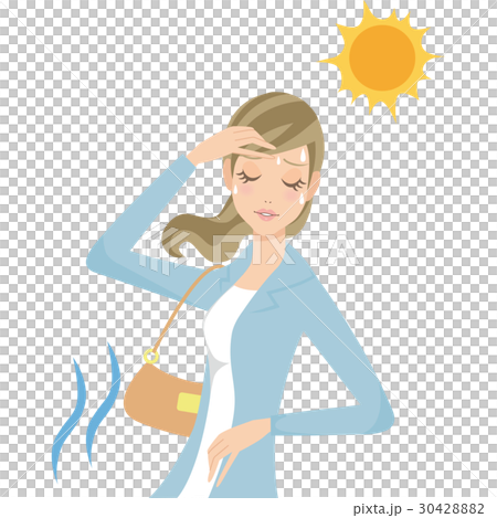 脱水症状の女性 30428882