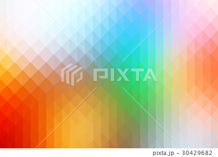Rainbow colors rows of triangles background 30429682