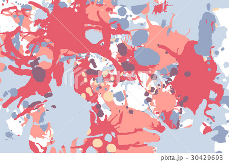 Orange red grey ink splashes background 30429693