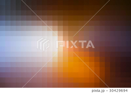Brown orange white mosaic square tiles background 30429694
