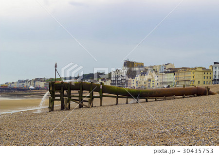 Water pipe on the beach 30435753
