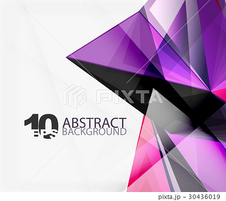 3d triangle polygonal abstract vector 3d triangle polygonal abstract vector 30436019
