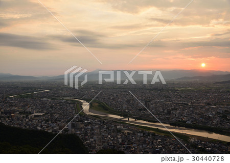 金華山から岐阜市一望 30440728