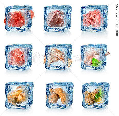 Set of frozen meat Set of frozen meat 30441495