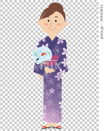 浴衣姿 30443651