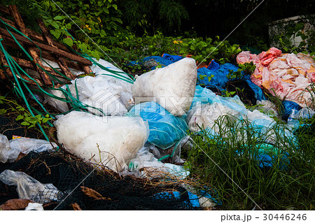 Dump site photo for promotion of recycle project f 30446246