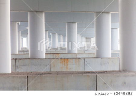 Concrete pillar for road or bridge construction Concrete pillar for road or bridge construction 30449892