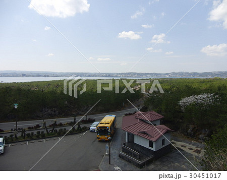 烏島展望所から見た錦江湾と鹿児島市内 30451017