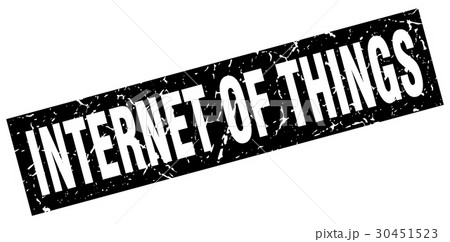square grunge black internet of things stamp square grunge black internet of things stamp 30451523