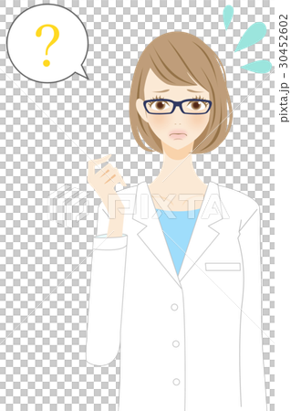 質問 看護学生のイラスト素材
