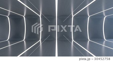 Dark abstract futuristic tunnel 30452758