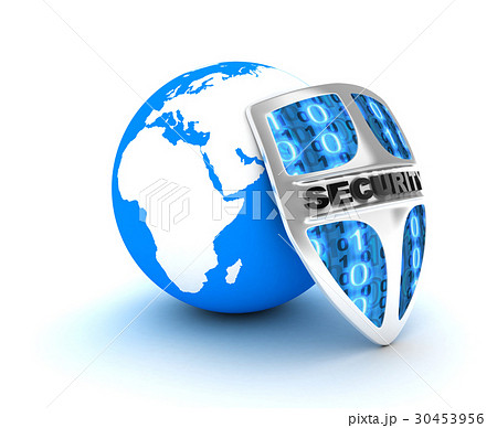 Earth and shield 30453956