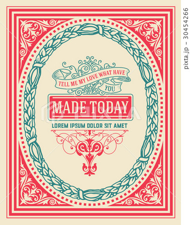 Old  label design  30454266