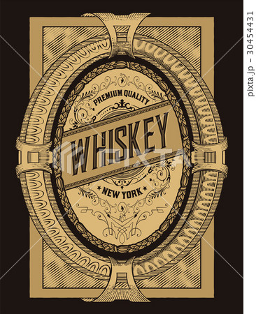 Old label design for Whiskey Old label design for Whiskey 30454431