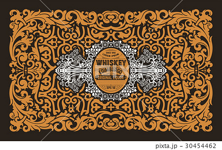 Retro design with floral details.  30454462