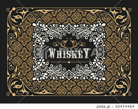 Old  label design for Whiskey  30454464