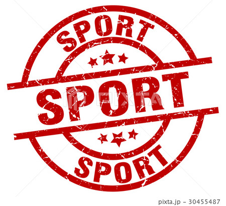 sport round red grunge stamp sport round red grunge stamp 30455487
