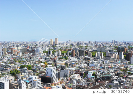 東京(文京区から日暮里方向を望む） 30455740